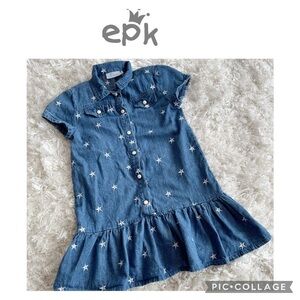 🇪🇸 EPK girls stars denim dress